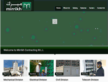Tablet Screenshot of mirrikhqatar.com